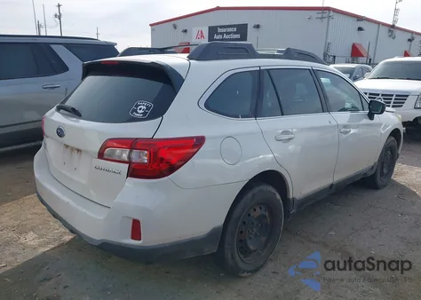 2016 Subaru Outback 2.5I z USA, uszkodzony, nr VIN 4S4BSBAC3G3333143